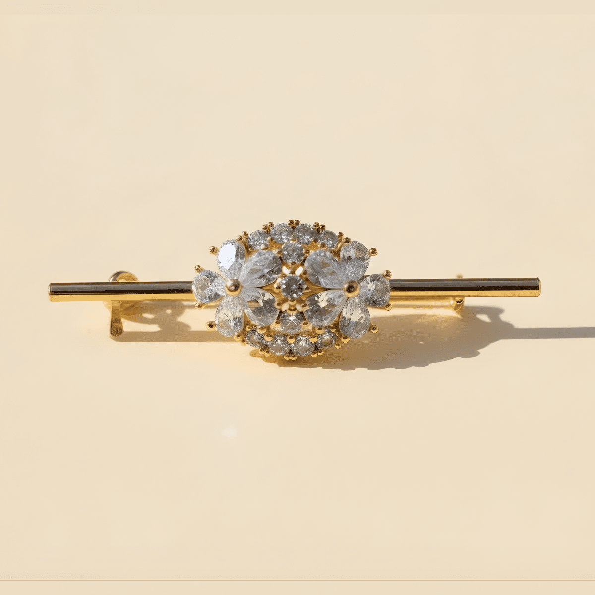 Saree Brooch 9 Gold